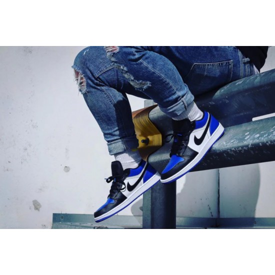 CQ9446-400 Air Jordan 1 Low Royal Toe Sportroyal/White-Black