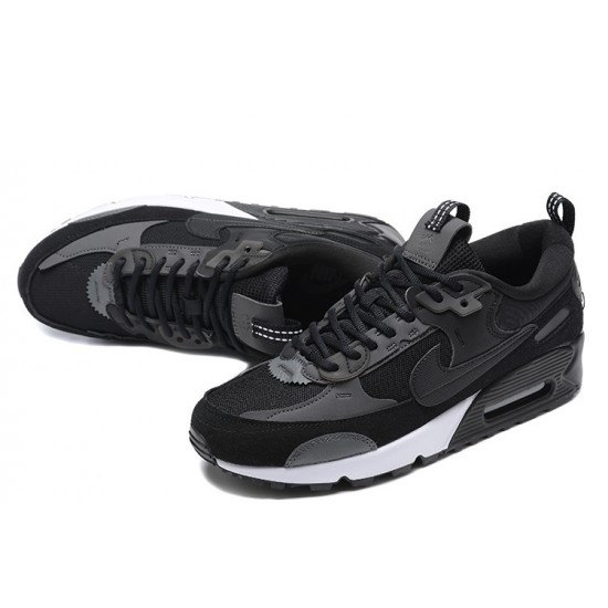 Men Sports Shoes Nike Air Max 90 Futura Black White DM9922-003