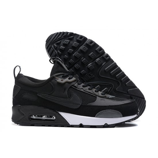 Men Sports Shoes Nike Air Max 90 Futura Black White DM9922-003