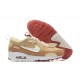 Men Sports Shoes Nike Air Max 90 Futura Brown White