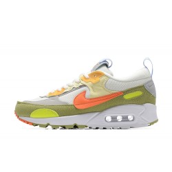 Men Sports Shoes Nike Air Max 90 Futura Green Orange