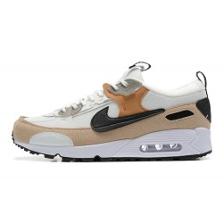 Men Sports Shoes Nike Air Max 90 Futura White Brown DM9922-002