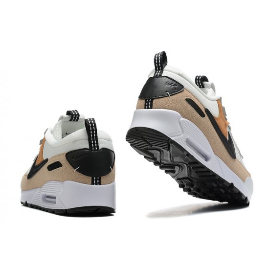 Men Sports Shoes Nike Air Max 90 Futura White Brown DM9922-002