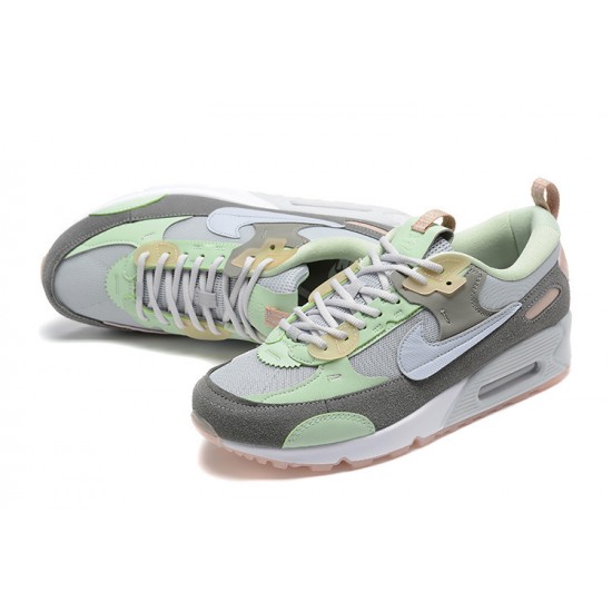 Women/Men Sports Shoes Nike Air Max 90 Futura Grey Green DM9922-001