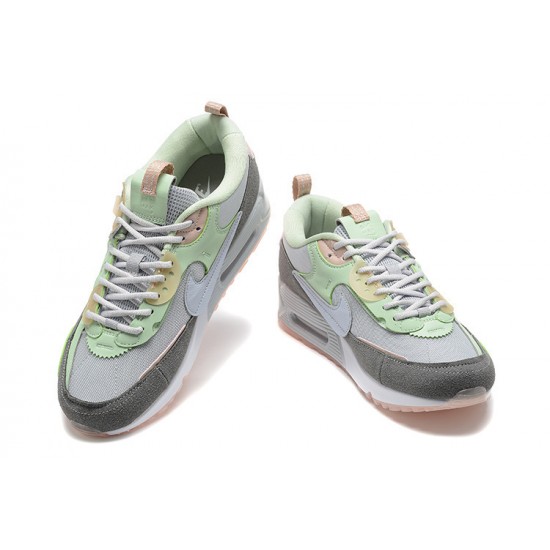 Women/Men Sports Shoes Nike Air Max 90 Futura Grey Green DM9922-001