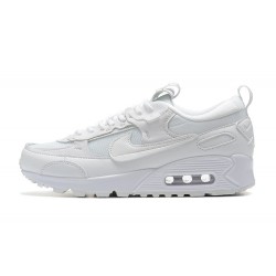Women/Men Sports Shoes Nike Air Max 90 Futura Triple White DM9922-101