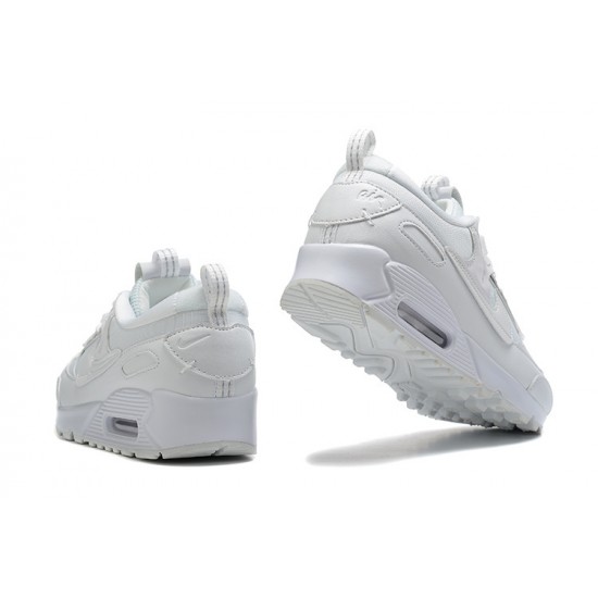 Women/Men Sports Shoes Nike Air Max 90 Futura Triple White DM9922-101