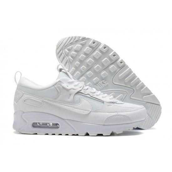 Women/Men Sports Shoes Nike Air Max 90 Futura Triple White DM9922-101