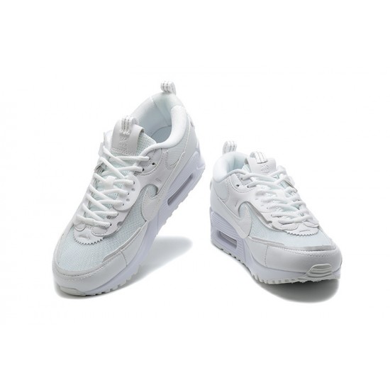 Women/Men Sports Shoes Nike Air Max 90 Futura Triple White DM9922-101
