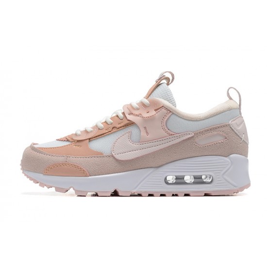 Women Sports Shoes Nike Air Max 90 Futura Pink White DM9922-104