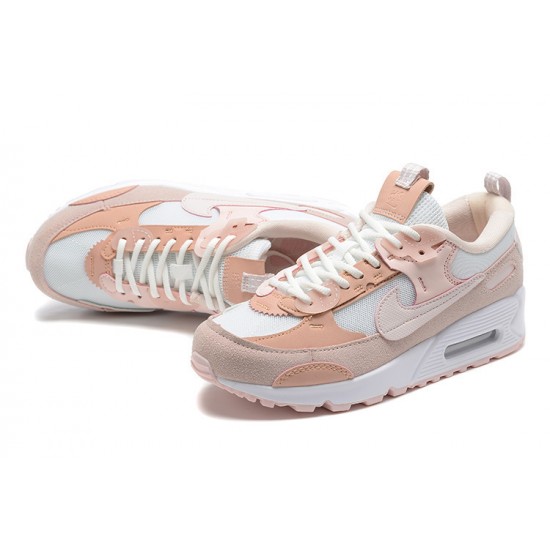 Women Sports Shoes Nike Air Max 90 Futura Pink White DM9922-104
