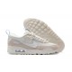 Women Sports Shoes Nike Air Max 90 Futura White Beige