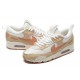Women Sports Shoes Nike Air Max 90 Futura White Brown DV7190-100