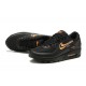 Men Sports Shoes Nike Air Max 90 Black Orange DV7146-001