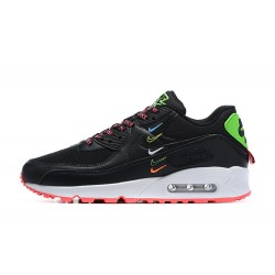 Men Sports Shoes Nike Air Max 90 Black Pink CK7069-001
