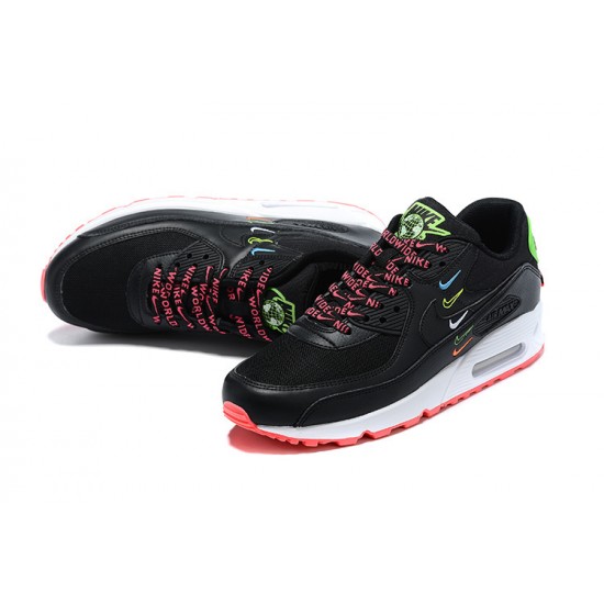 Men Sports Shoes Nike Air Max 90 Black Pink CK7069-001