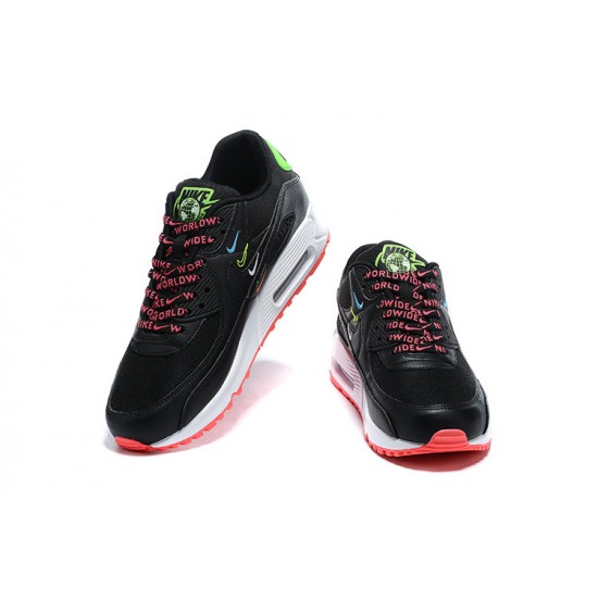 Men Sports Shoes Nike Air Max 90 Black Pink CK7069-001