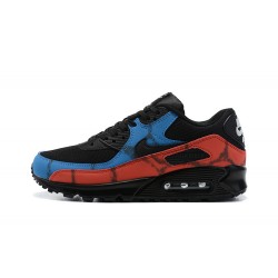 Men Sports Shoes Nike Air Max 90 Black Red DJ6888-001