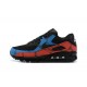 Men Sports Shoes Nike Air Max 90 Black Red DJ6888-001
