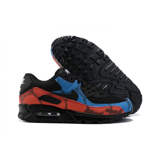 Men Sports Shoes Nike Air Max 90 Black Red DJ6888-001