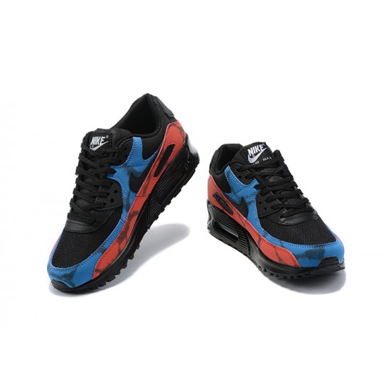 Men Sports Shoes Nike Air Max 90 Black Red DJ6888-001