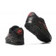 Men Sports Shoes Nike Air Max 90 Black Red