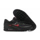 Men Sports Shoes Nike Air Max 90 Black Red