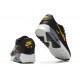 Men Sports Shoes Nike Air Max 90 Black Yellow and Orange