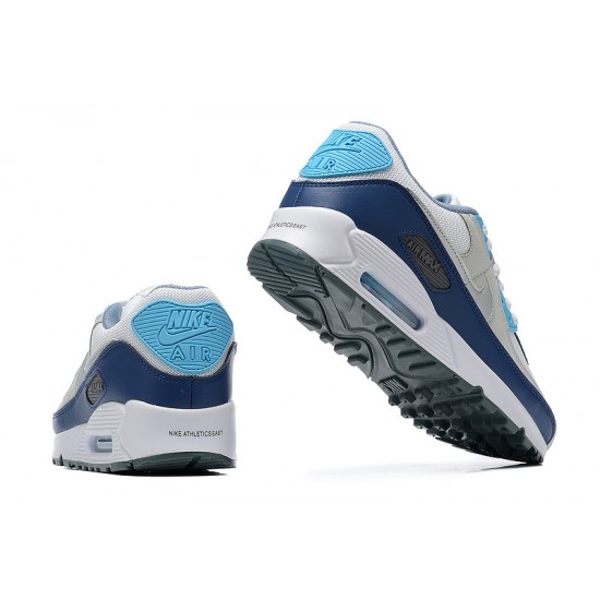 Men Sports Shoes Nike Air Max 90 Blue White FD0664-400
