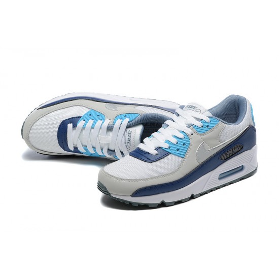 Men Sports Shoes Nike Air Max 90 Blue White FD0664-400