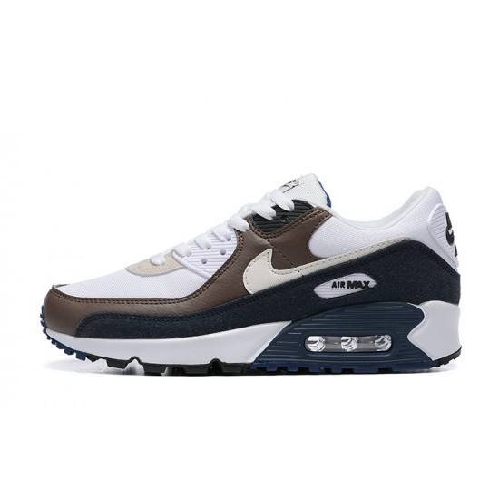 Men Sports Shoes Nike Air Max 90 Brown Grey and Black