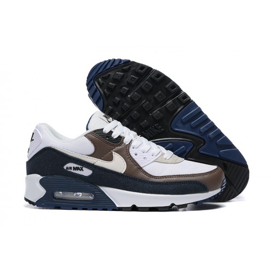 Men Sports Shoes Nike Air Max 90 Brown Grey and Black
