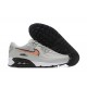 Men Sports Shoes Nike Air Max 90 Grey Orange