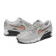 Men Sports Shoes Nike Air Max 90 Grey Orange