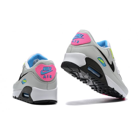Men Sports Shoes Nike Air Max 90 Grey Pink DE4398-001