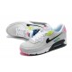Men Sports Shoes Nike Air Max 90 Grey Pink DE4398-001