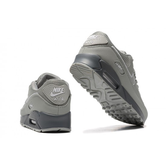 Men Sports Shoes Nike Air Max 90 Grey