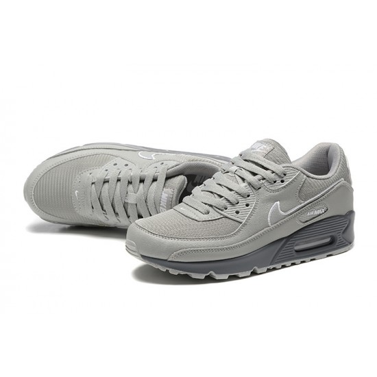Men Sports Shoes Nike Air Max 90 Grey