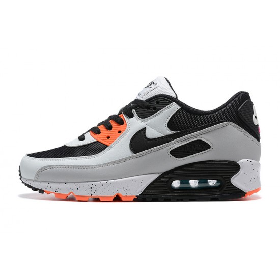 Men Sports Shoes Nike Air Max 90 Orange Black DC9845-100