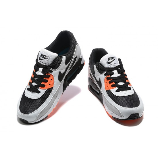 Men Sports Shoes Nike Air Max 90 Orange Black DC9845-100