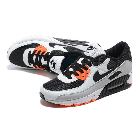 Men Sports Shoes Nike Air Max 90 Orange Black DC9845-100