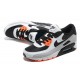 Men Sports Shoes Nike Air Max 90 Orange Black DC9845-100