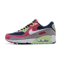 Men Sports Shoes Nike Air Max 90 Pink Green DM0035-500