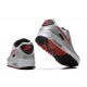 Men Sports Shoes Nike Air Max 90 Silver Red