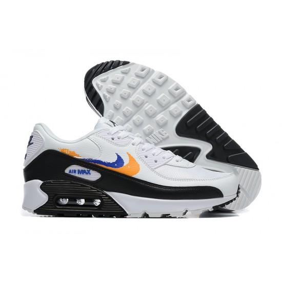 Men Sports Shoes Nike Air Max 90 White Black FD0654-400