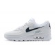 Men Sports Shoes Nike Air Max 90 White Black