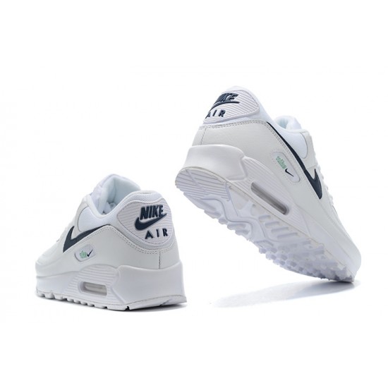 Men Sports Shoes Nike Air Max 90 White Black