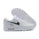 Men Sports Shoes Nike Air Max 90 White Black