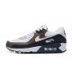 Men Sports Shoes Nike Air Max 90 White Brown DZ3522-002