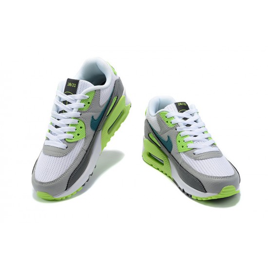Men Sports Shoes Nike Air Max 90 White Grey DJ6897-100